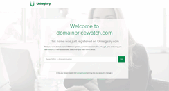 Desktop Screenshot of domainpricewatch.com